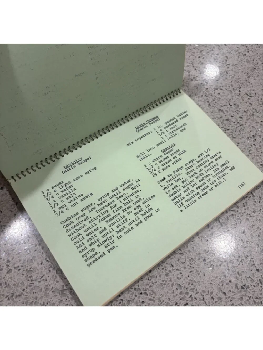 Vintage 1970s Granny Church Recipes My Favorite, Cookbook See Pics